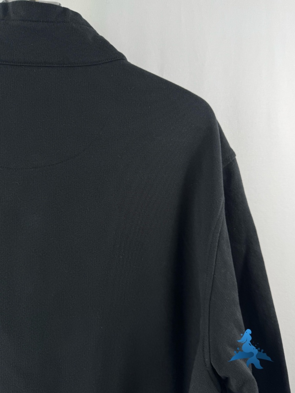 1306 - UNTUCKit - Parkson Snap Fleece Pullover - Mock Neck - XXL - Black - Picture 10 of 14